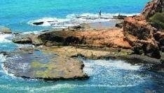 Las CalasTorrevieja - Top 10 baai, rotsachtig, uitzicht.