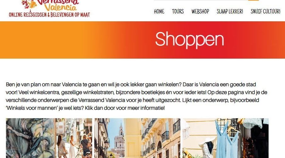 Shopping Valencia - Options